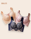Brasier Longline con Costuras y Alto Soporte - Brallete Brasier Longline