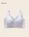 Brasier Longline Modelador con Relleno y Tirantes Ajustables - Brallete Blanco Brasier Longline Modelador