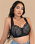 Brasier Bralette Push-Up Con Encaje Sin Varillas Sáfira - Brallete Brasier Push-Up