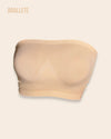 Brasier Sin Tirantes Sin Costuras Malvona - Brallete Beige Brasier Sin Tirantes
