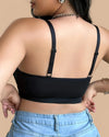Brasier Bralette Push-Up Con Encaje Sin Varillas Sáfira - Brallete Brasier Push-Up