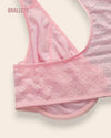 Brasier Bralette Push-Up Sin Relleno Cierre Frontal Cineraria - Brallete Brasier Push-Up