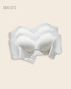 Brasier Sin Tirantes Modelador con Doble Cierre - ¡Compra 1 y Lleva 2! 2x Blanco Brasier Sin Tirantes