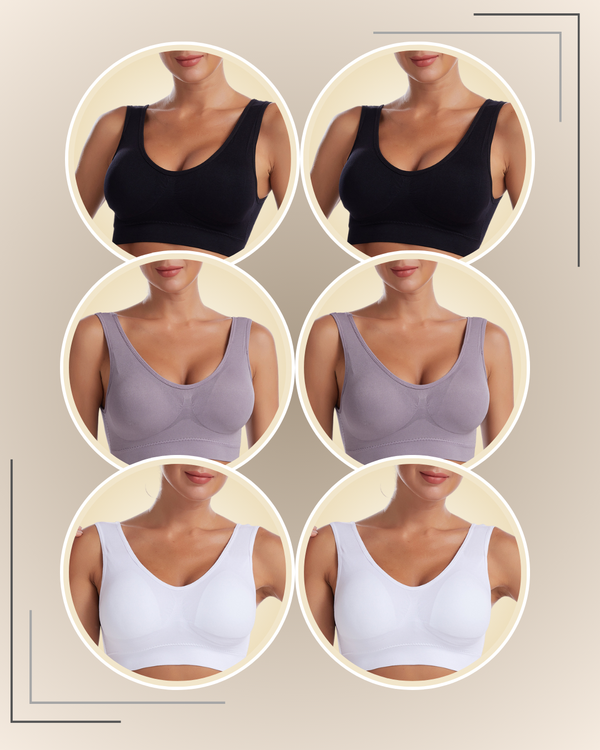 Brasier Top con Copa Removible Mariva - Kit de 6 Piezas 10 Brasier Top
