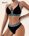 Conjunto de Lencería Sin Varillas Amaranta – Brallete Negro Conjunto de Lencería