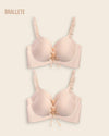 Brasier sin Costuras sin Varillas - Kit 4 Brasiers 4x Nude Brasier Sin Costuras