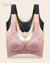 Brasier Top Sin Varillas Lavanda – Compre 2 y Lleve 3 Negro + Nude + Rosa Brasier Top