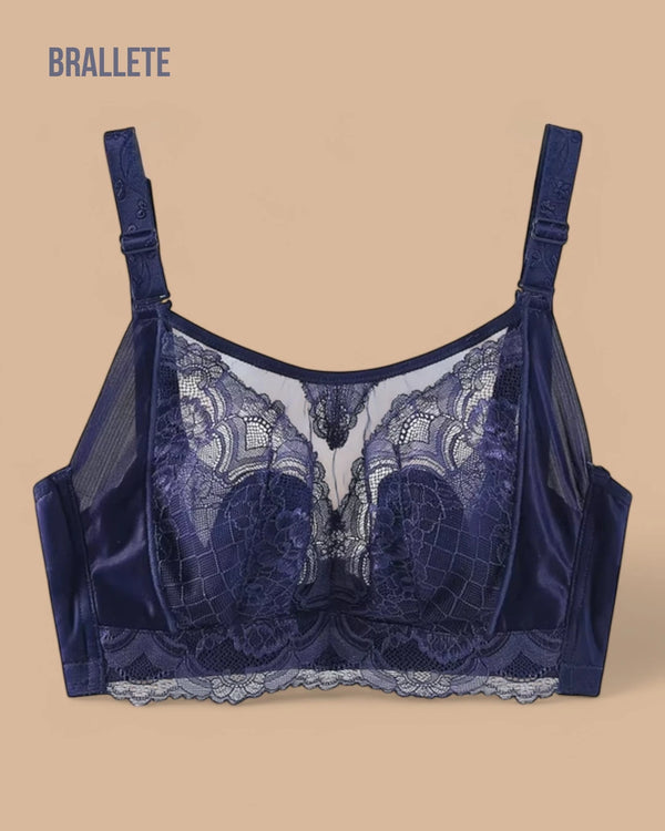 Brasier Bralette de Encaje Sin Relleno - Brallete Brasier Bralette