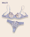 Conjunto de Lencería Con Varillas Mimosa - Compra 1 y Lleva 2 2x Morado Conjunto de Lencería
