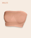 Brasier Sin Tirantes Sin Costuras Malvona - Brallete Rosado Brasier Sin Tirantes