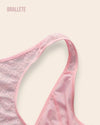 Brasier Bralette Push-Up Sin Relleno Cierre Frontal Cineraria - Brallete Brasier Push-Up