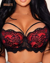 Brasier Bralette Push-Up De Encaje Coriopsis - Brallete Brasier Push-Up