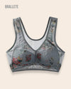 Brasier Top Sin Varillas Sin y Relleno Jazmín - Brallete Gris Brasier Top