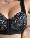 Brasier Bralette Push-Up Con Encaje Sin Varillas Sáfira - Brallete Brasier Push-Up