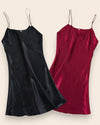Camisón de Satén Sweet Dreams - Compra 1 y Llévate 2 Negra + Roja Camisón
