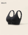 Brasier Plus-Size Sin Varillas y Sin Costuras - Brallete Negro Brasier Plus-Size