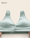 Brasier de Lactancia con Relleno Removible y Cierre Frontal - Kit 3 Brasiers Brasier de Lactancia