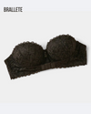 Brasier Push-Up con Tirantes Invisibles y Broche Frontal Compre 1 y Leve 2 Negro + Nude Brasier Push-Up