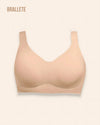 Brasier Bralette Sin Costura Sin Varillas Edelweiss - Brallete Beige Brasier Bralette