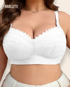 Brasier Bralette Push-Up Con Relleno Clemencia - Brallete Blanco Brasier Push-Up