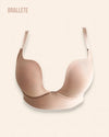 Brasier Push-Up Suporte Alto Nemorosa - Brallete Beige Brasier Push-Up