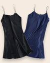 Camisón de Satén Sweet Dreams - Compra 1 y Llévate 2 Negra + Azul Camisón