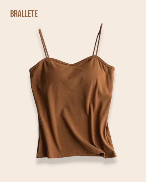 Regata Con Brasier Interno Roma – Brallete Marrón Regata