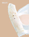 Brasier Bralette Blanco Sin Varillas de Algodón - Brallete Brasier Bralette