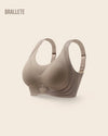 Brasier Plus-Size Sin Varillas y Sin Costuras - Brallete Marrón Brasier Plus-Size