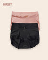 Panties Cintura Alta Marigold - Compra 3 y Lleva 6 Rosa + Negro Panties