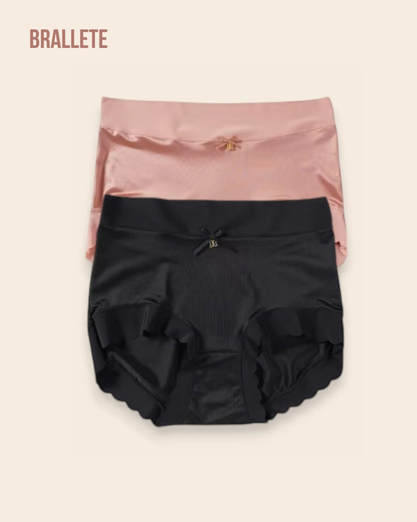 Panties Cintura Alta Marigold - Compra 3 y Lleva 6 Rosa + Negro Panties