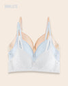 Brasier Bralette Sin Varillas Venecia - Compra 2 y Lleva 3 Nude + Gris + Blanco Brasier Bralette