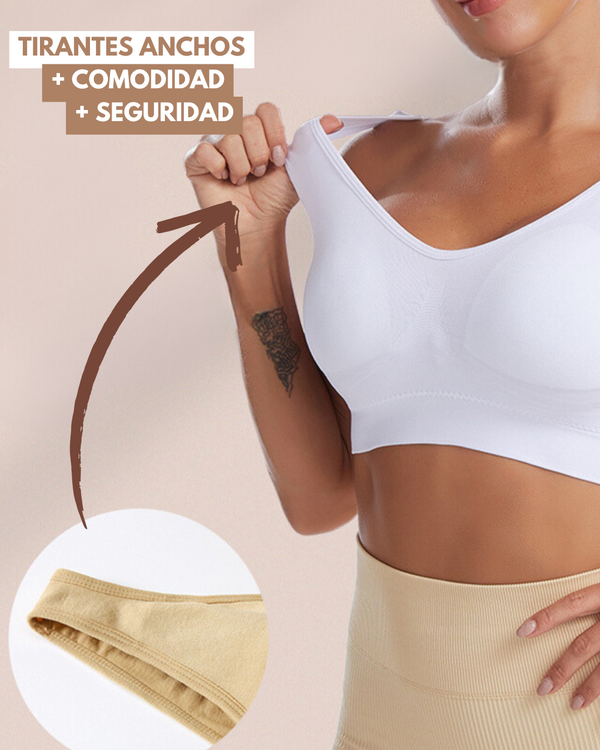 Brasier Top con Copa Removible Mariva - Kit de 6 Piezas Brasier Top