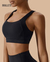Brasier Top Deportivo Con Relleno Removible y Soporte Alto Negro Brasier Top