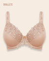 Brasier Bralette Push-Up Sin Relleno Glicina – Brallete Beige Brasier Bralette