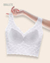 Brasier Top Con Encaje Sin Varillas Violeta - Brallete Brasier Top