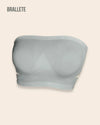Brasier Sin Tirantes Sin Costuras Malvona - Brallete Gris Brasier Sin Tirantes