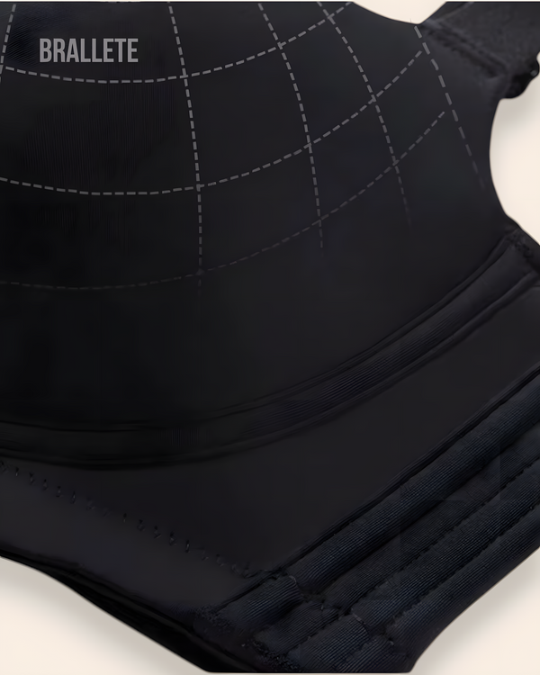 Brasier Bralette Push-Up con Varillas y Tirantes Ajustables - Brallete Brasier Bralette