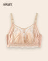 Brasier Bralette de Encaje Sin Relleno - Brallete Nude Brasier Bralette
