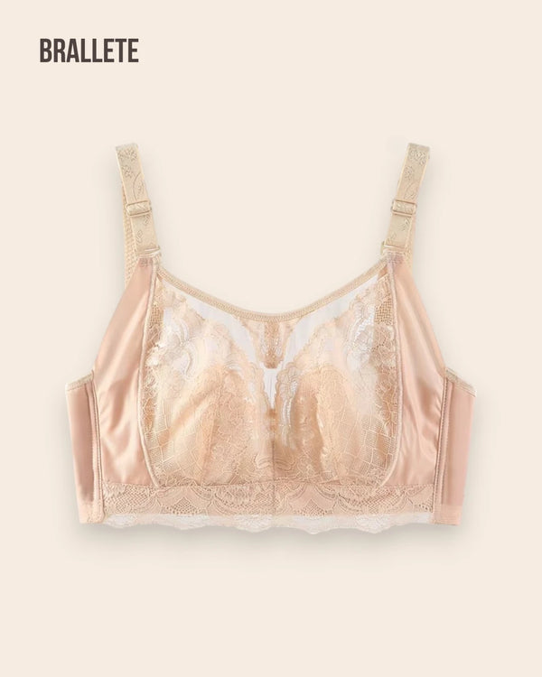 Brasier Bralette de Encaje Sin Relleno - Brallete Nude Brasier Bralette
