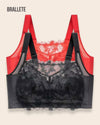 Brasier Bralette Sin Varillas Azucena – Compre 1 y Lleve 2 Negro + Rojo Brasier Bralette