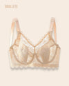 Brasier Bralette Push-Up con Varillas y Ajustable - Brallete Nude Brasier Bralette