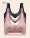 Brasier Top Sin Varillas Lavanda – Compre 2 y Lleve 3 Negro + Marrón + Rosa Brasier Top