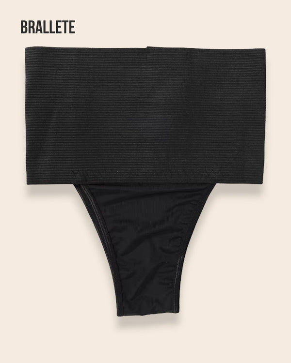 Panty Modelador Sin Encaje Venice - Brallete Negro Panties