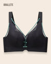 Brasier Push-Up Con Relleno Hortensia - Brallete Negro Brasier Push-Up