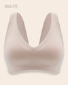 Brasier Bralette Sin Varillas Sin Costuras Flor de Nube - Brallete Brasier Bralette
