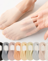 Calcetines Invisibles con Silicona Brallete - Kit de 5 Pares Calcetines