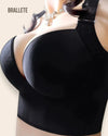 Brasier Longline Modelador sin Varillas y con Relleno - Brallete Negro Brasier Longline Modelador