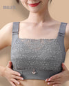 Brasier Longline Sin Varillas con Encaje - Brallete Brasier Longline