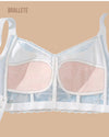 Brasier Bralette Blanco Sin Varillas de Algodón - Brallete Brasier Bralette